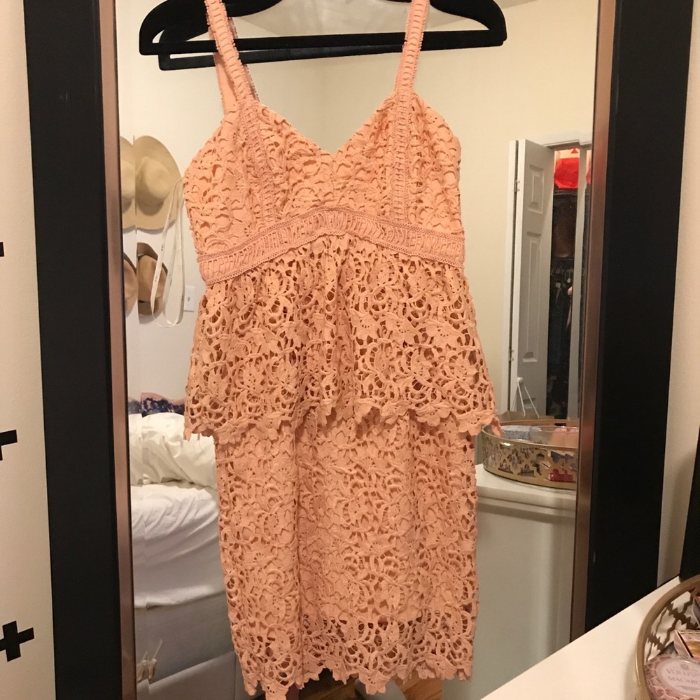 J.O.A. Blush pink dress